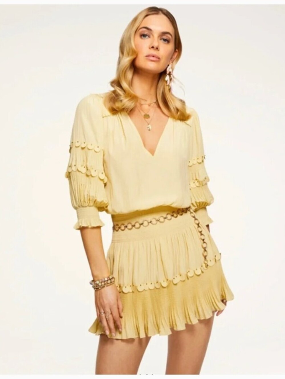Ramy Brook Angelica Mini Dress - Daffodil Yellow